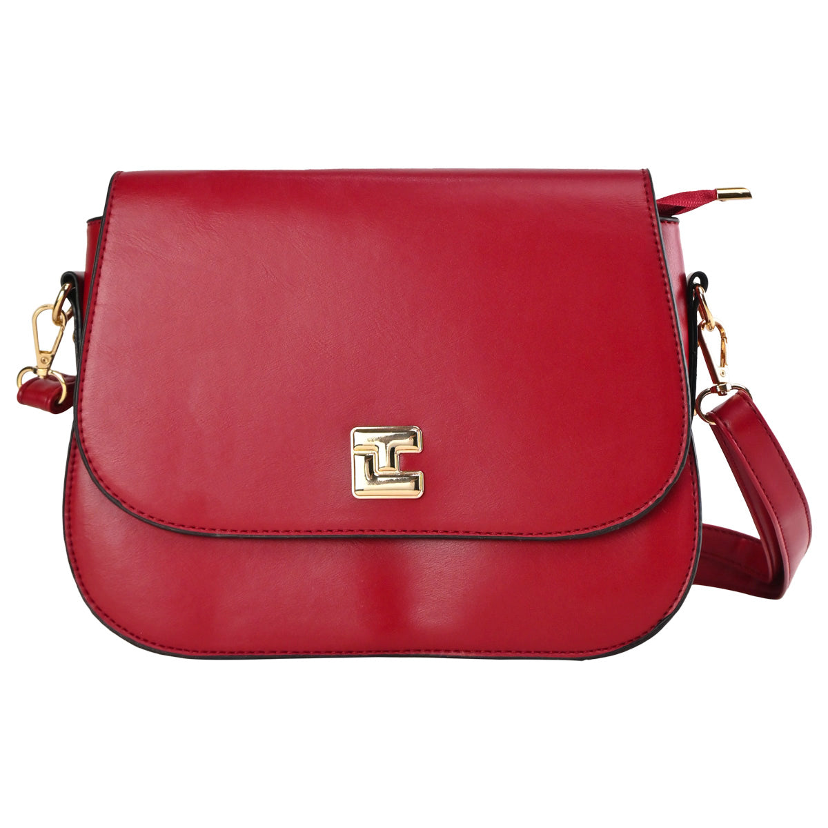 Bolso Crossbody Cruzado Ted lapidus Color Rojo