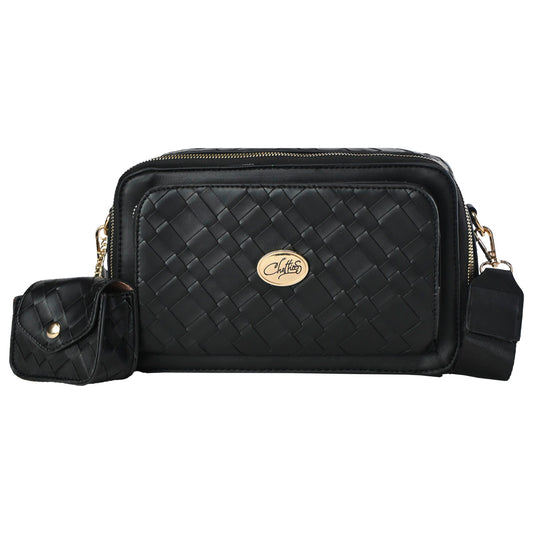 Crossbody Mujer Chatties Color Negro