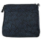 Bolso Tote Chatties Floreada Con Compartimentos Color Negro