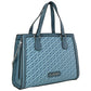 Bolso Shopper Azul Ted Lapidus Para Dama Con Correa Desprendible