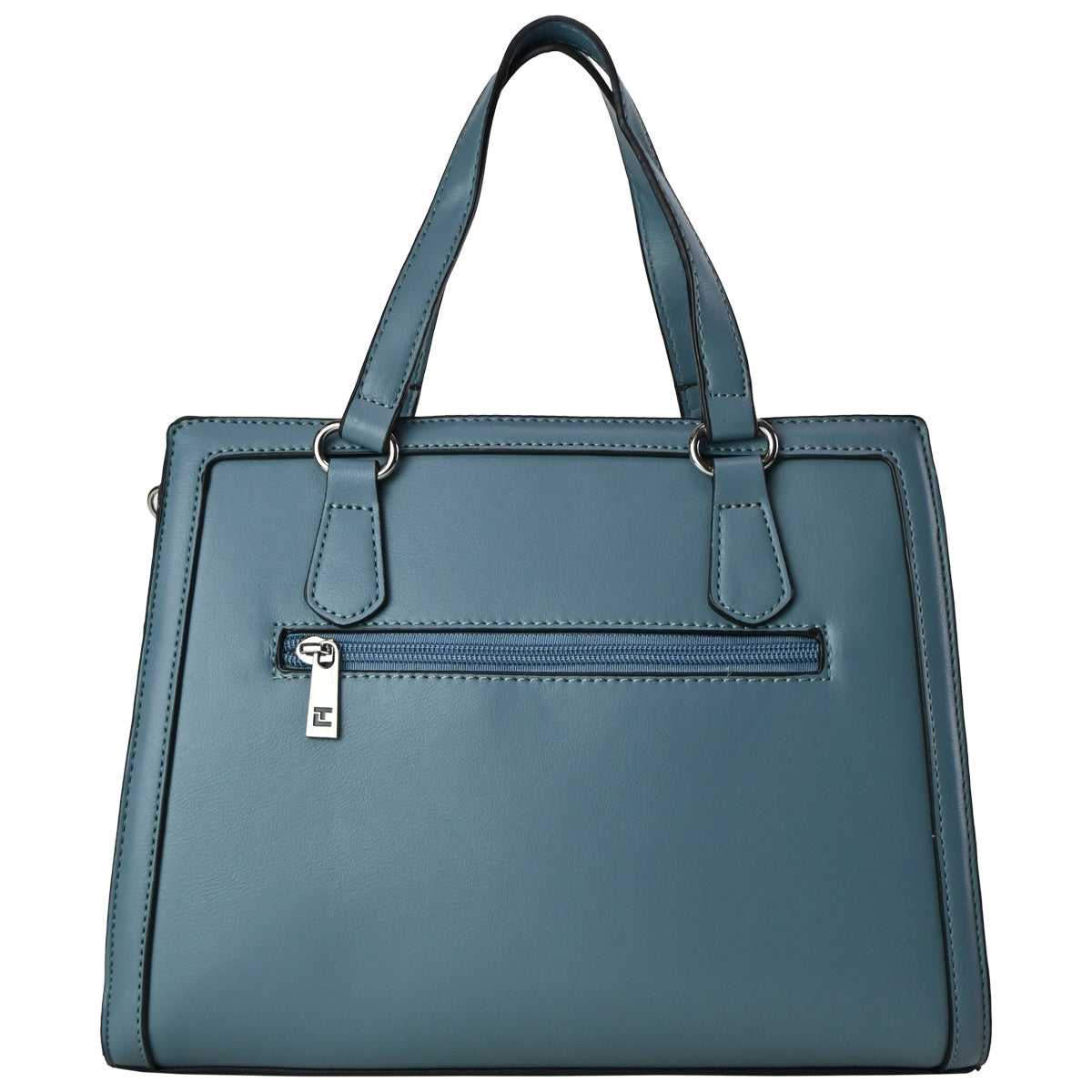 Bolso Shopper Azul Ted Lapidus Para Dama Con Correa Desprendible