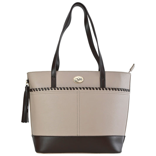 Bolsa Chatties Beige Tote Para Dama