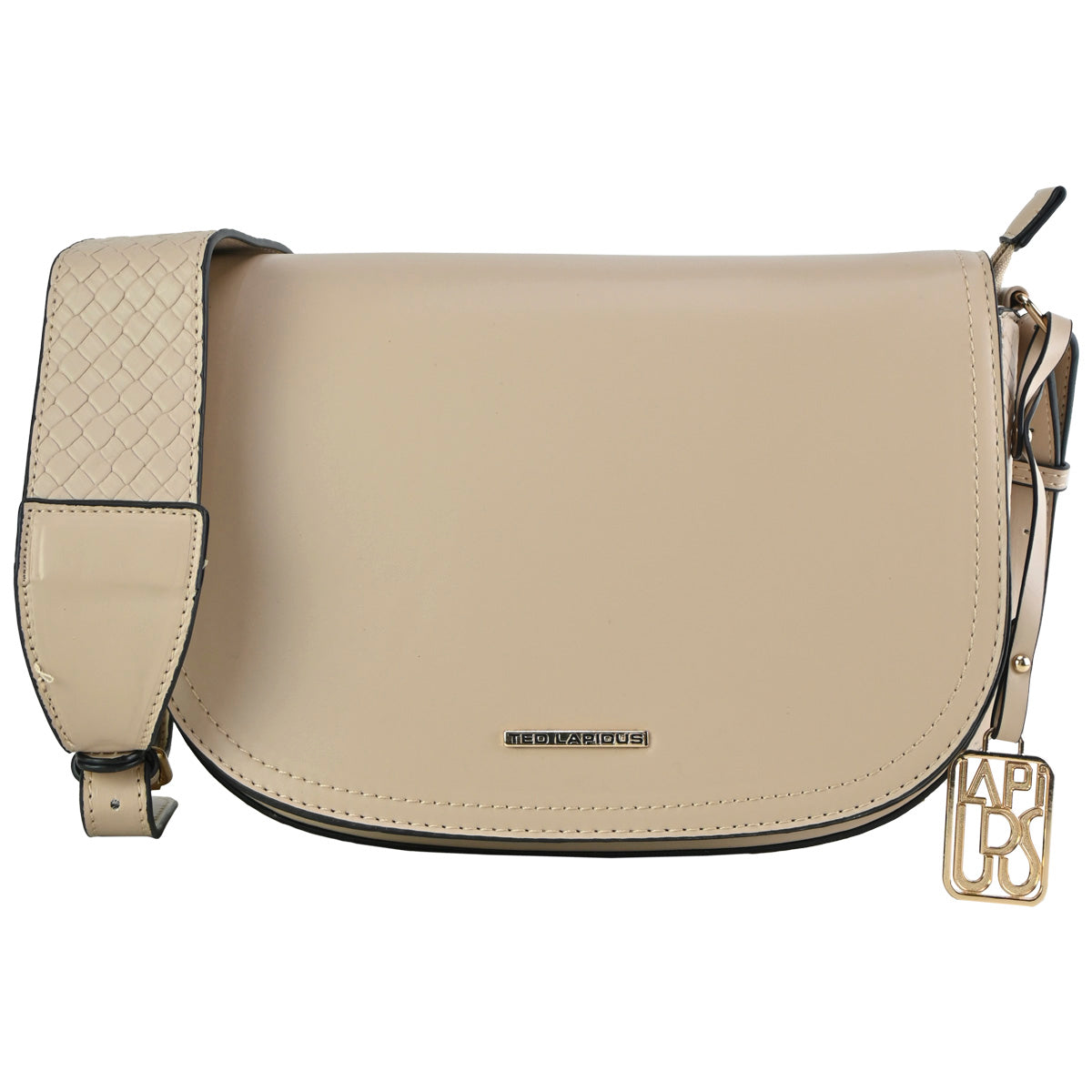 Bolsa Crossbody Para Dama Correa Reforzada Beige Ted Lapidus