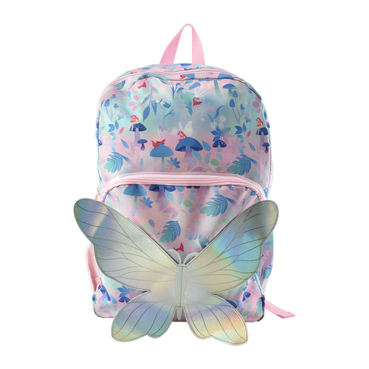 Mochila Escolar Multicolor Para Niña Mariposa